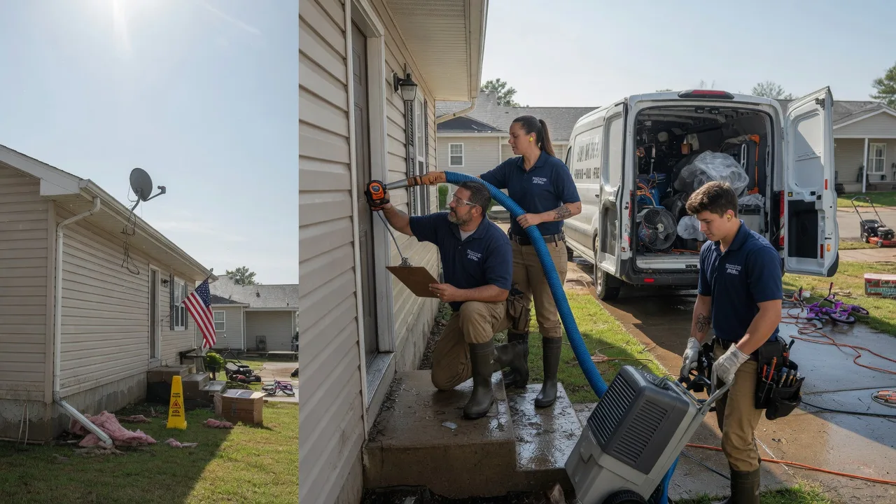 Ceiling Water Damage Restoration in Erbacon, WV near me